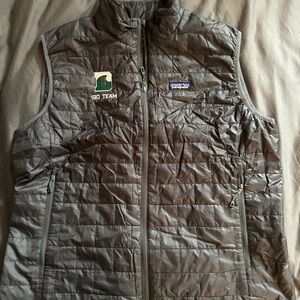 Delbarton Ski Team Gray Patagonia Quilted Vest